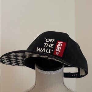 Vintage Vans  'Off The Wall' Skater Hat - Grid Brim